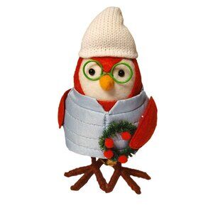 Target Wondershop Featherly Friends Christmas Bird 2024 Conifer Blue Vest Wreath